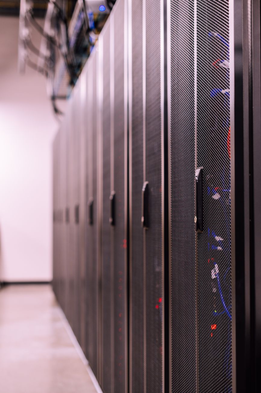 Secure server infrastructure hosting database integration panels
